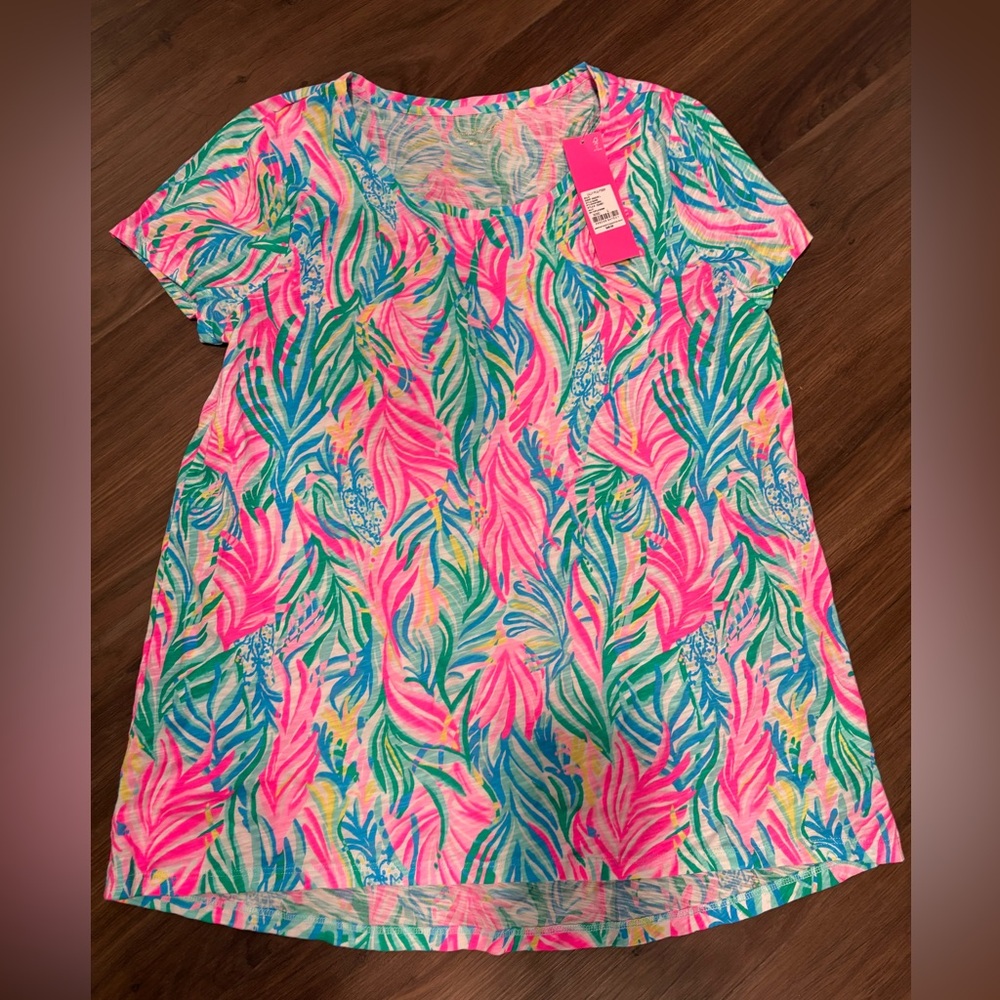 Lilly Pulitzer Tropical Leaf Tee